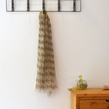 画像をギャラリービューアに読み込む, 麻のストール(ougi; ブラウン×イエロー)/ 神山結子