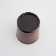 Load image into Gallery viewer, 溜内黒コップ(猪口型) / 佐藤智洋