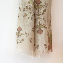 Load image into Gallery viewer, ストール(flower(ブラウン))