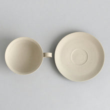 画像をギャラリービューアに読み込む, 白花カップ&ソーサー / 森本仁