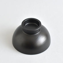 画像をギャラリービューアに読み込む, 高台椀 黒 ; ふじい製作所