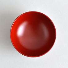 画像をギャラリービューアに読み込む, 汁椀 上塗り 赤 ; ふじい製作所