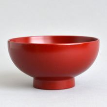 画像をギャラリービューアに読み込む, 汁椀 上塗り 赤 ; ふじい製作所