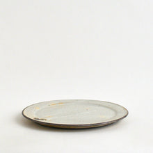 Load image into Gallery viewer, 粉引幅広リム平皿(6.5寸)/ 十河隆史