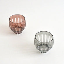 画像をギャラリービューアに読み込む, renぐい呑み(バルーンS)クリアグレー / Hiroy Glass Studio