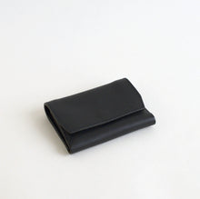 Load image into Gallery viewer, ミレルバ・ボックス(M) カード型財布(KW) BK(黒) / 小河眞平