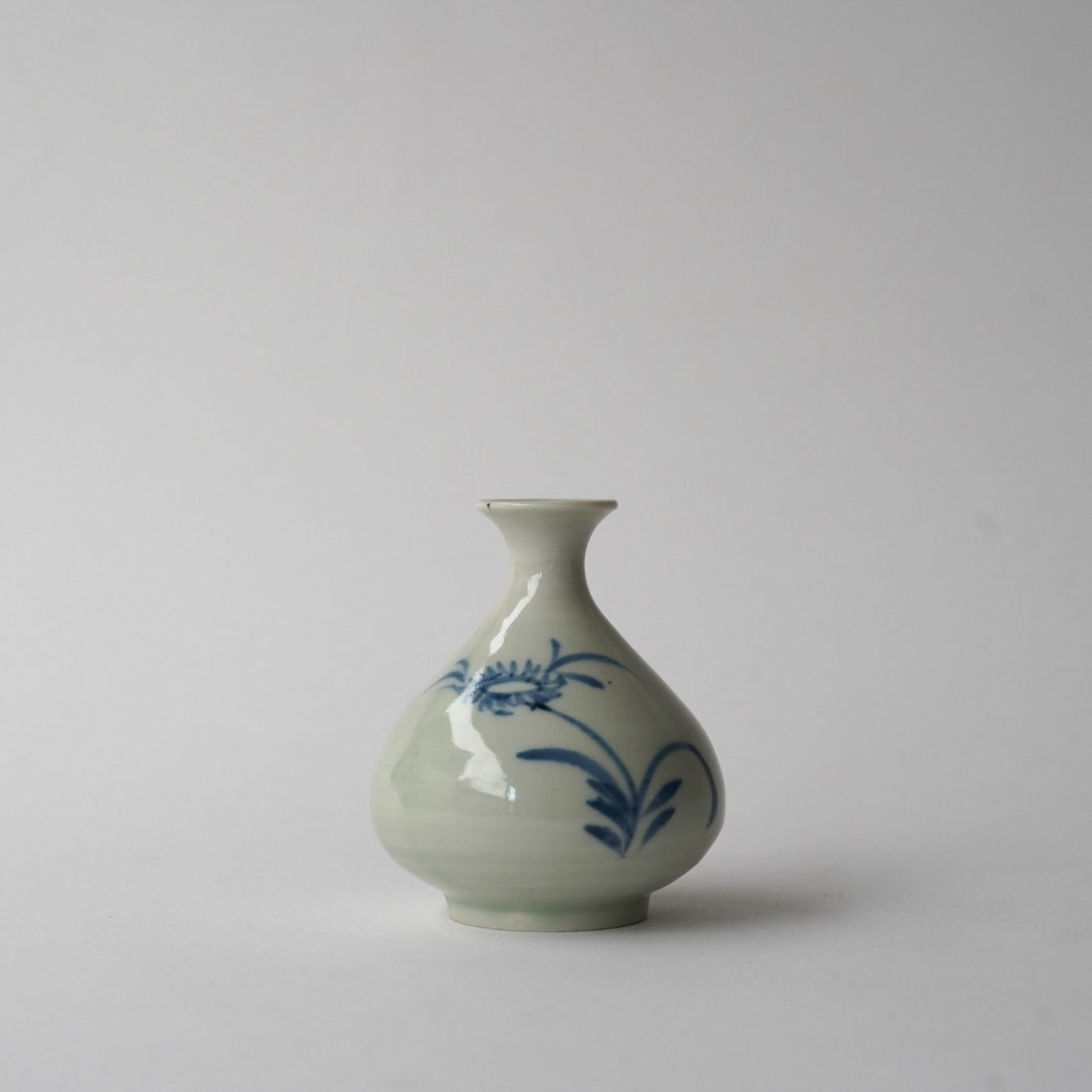 小徳利 草花文 / 兵頭侑亀