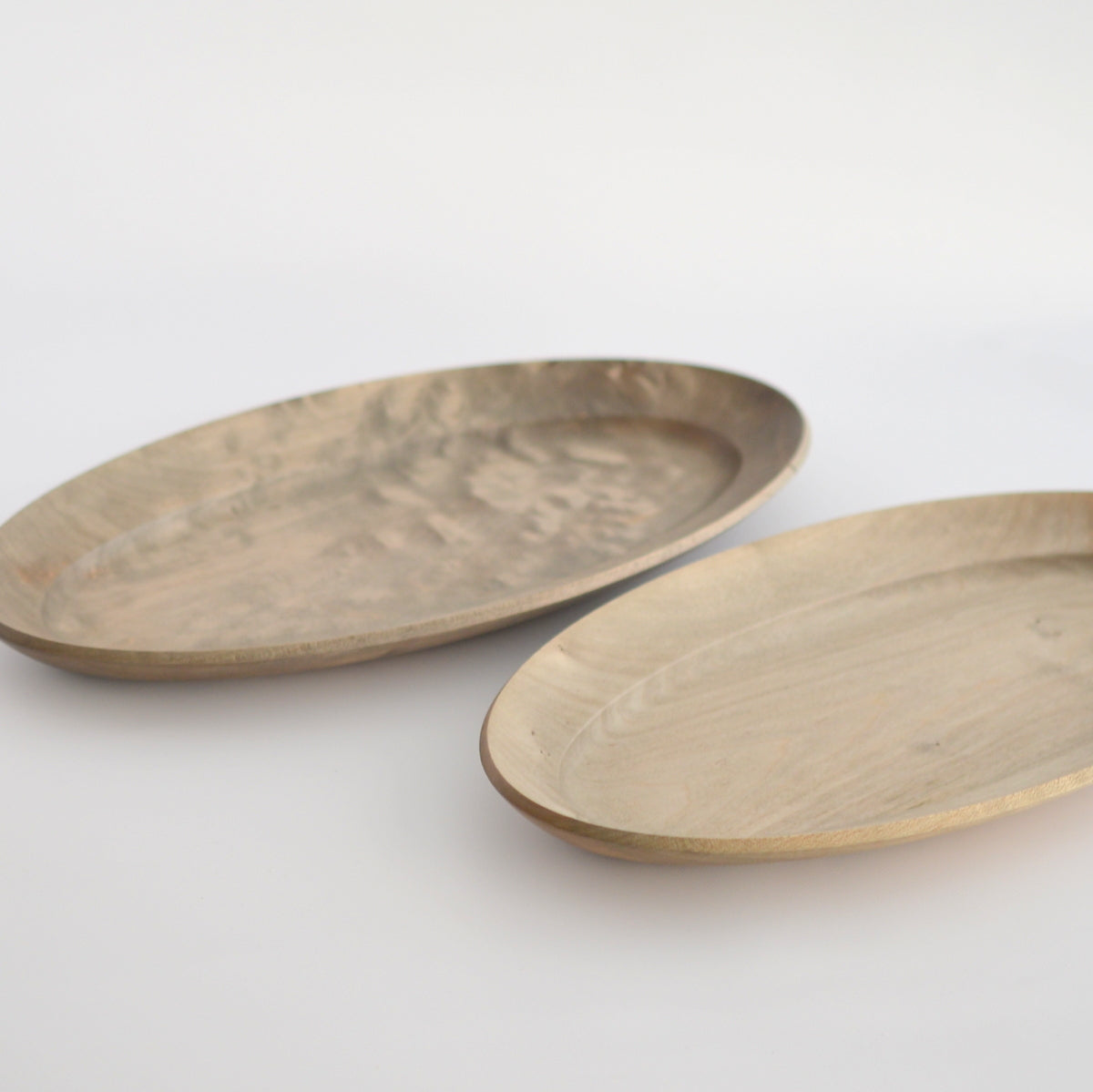 オーバル皿 L イタヤカエデ 鉄媒染 / 内田悠 – toutou online
