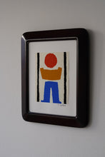 Load image into Gallery viewer, 染絵額 (マホガニー / 小)  / 名取敏雄
