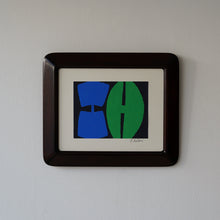 Load image into Gallery viewer, 染絵額 (マホガニー / 小)  / 名取敏雄
