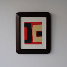 Load image into Gallery viewer, 染絵額 (マホガニー / 小)  / 名取敏雄
