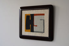 Load image into Gallery viewer, 染絵額 コンポジション5 (マホガニー /  大)  / 名取敏雄
