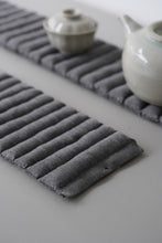 画像をギャラリービューアに読み込む, 二重織中綿入マット大 墨 / 高見由香
