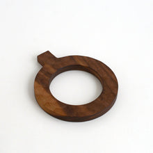 画像をギャラリービューアに読み込む, 鍋敷(Φ150 / ウォールナット) / 藤崎均
