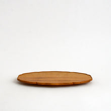 Load image into Gallery viewer, 輪花楕円皿 (8寸 / くるみ)　 / 藤崎均
