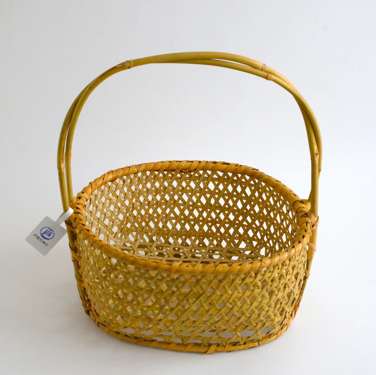 長野県戸隠 / 根曲り竹 買物篭 中 – toutou online