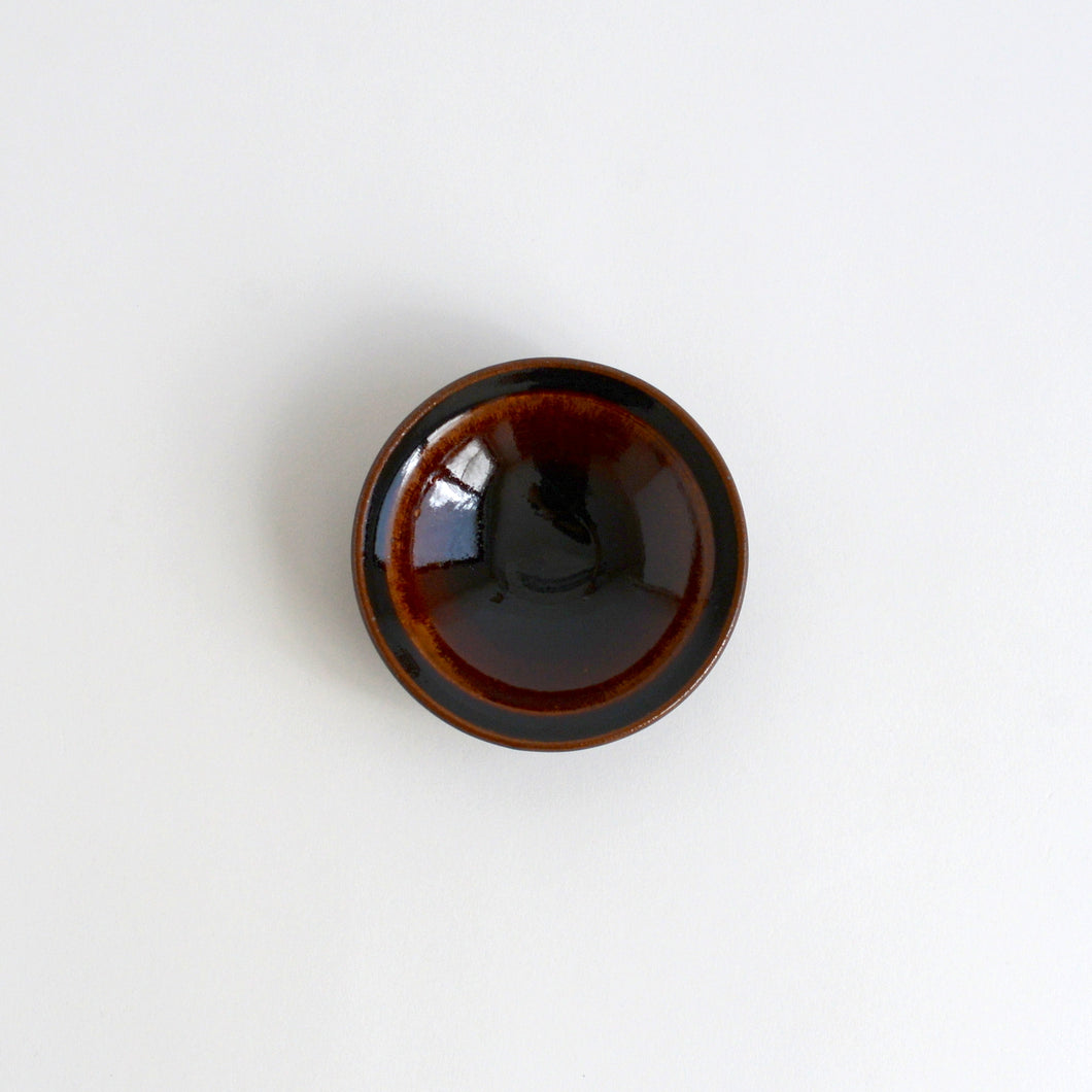 飴釉小皿 / 佐藤大寿