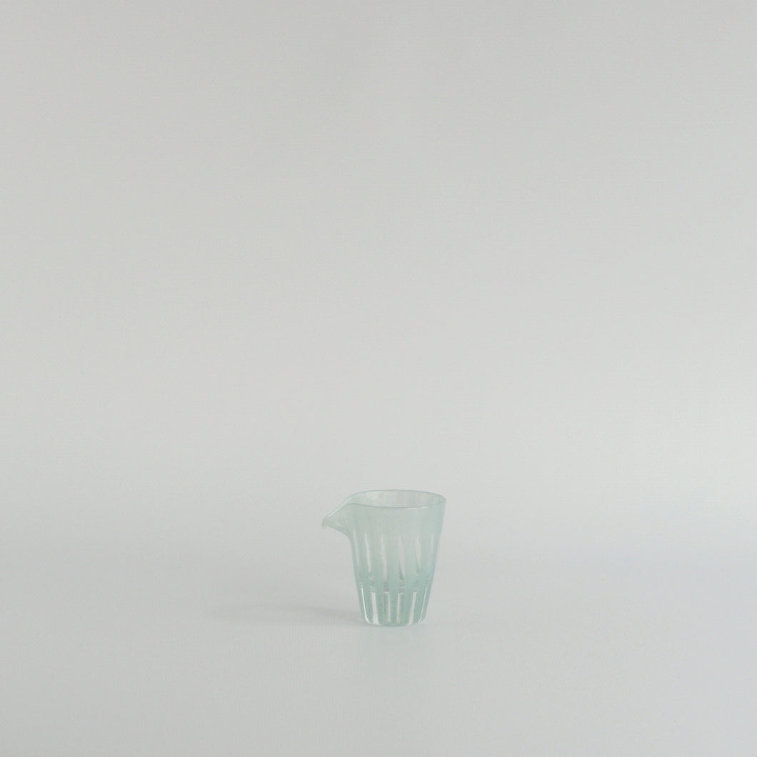 ren ミニピッチャー（ライトブルー） / Hiroy Glass Studio