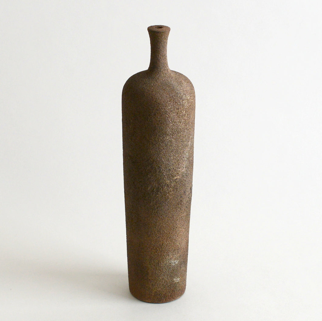 一閑張枯挿/灰蒔地白（木、和紙、漆、火山灰） / TESUKI paper works