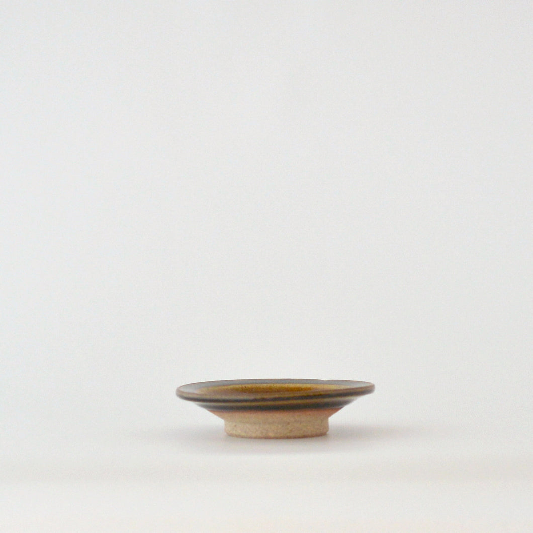 飴釉小皿 / 佐藤大寿