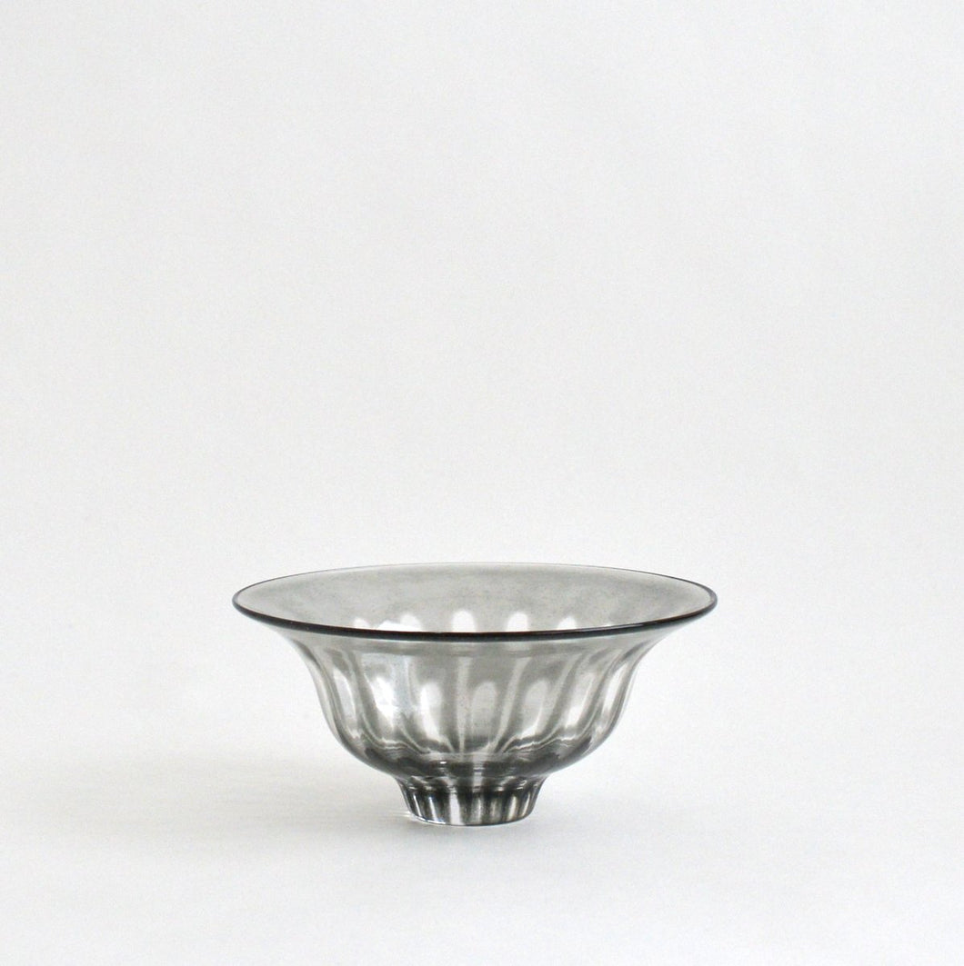 ren鉢（クリアグレー） / Hiroy Glass Studio