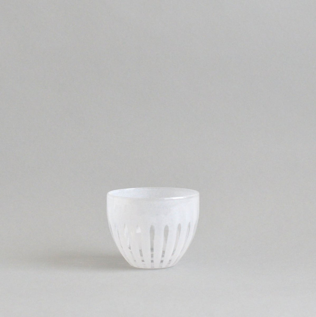 ren 冷茶グラス（ホワイト） / Hiroy Glass Studio