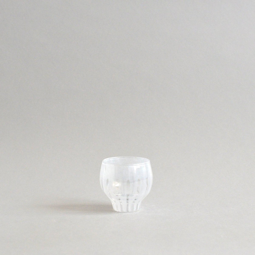 renぐい呑み（バルーンS）ホワイト / Hiroy Glass Studio